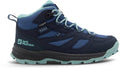 Jack wolfskin vojo tour texapore mid k children walking shoes - night blue