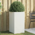Vidaxx planter 42x38x75 cm steel white