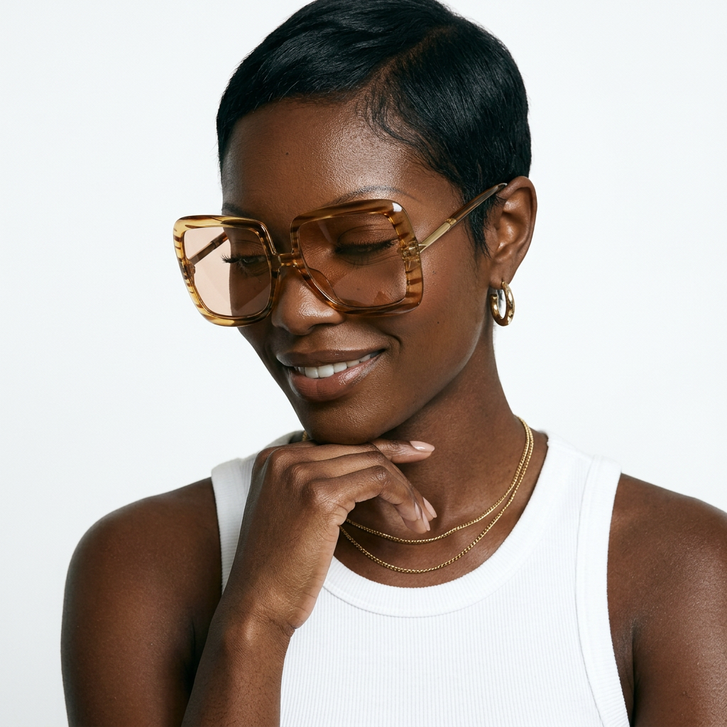 Daring Oversized Square Sunglasses