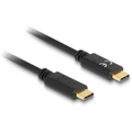 DeLock USB Type-C Charging Cable PD 5 A with E-Marker 0,15m Black