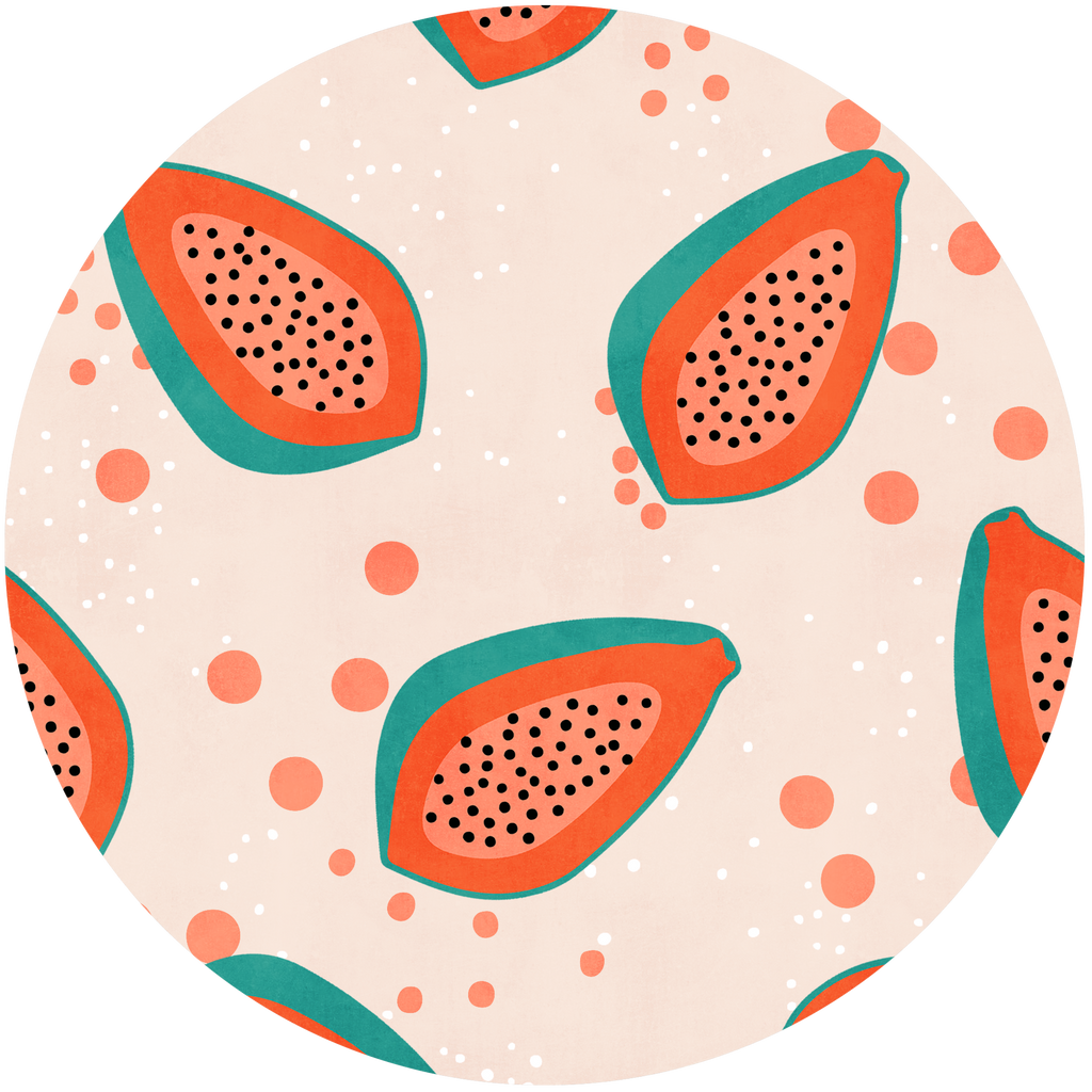Pencil Case Long Papaya