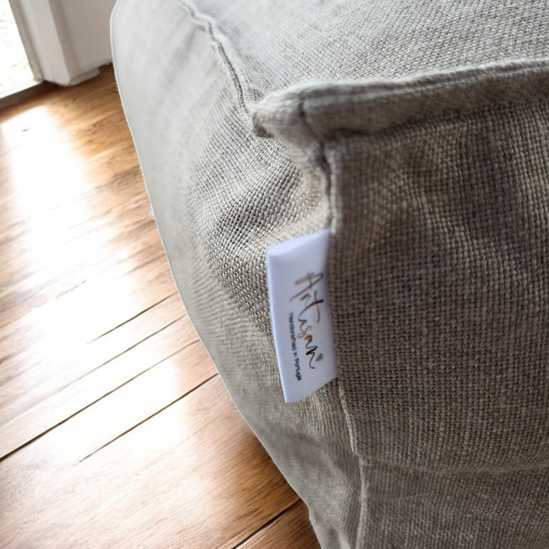 NATURAÉ Pouf and floor seating - Linen Cru Collection
