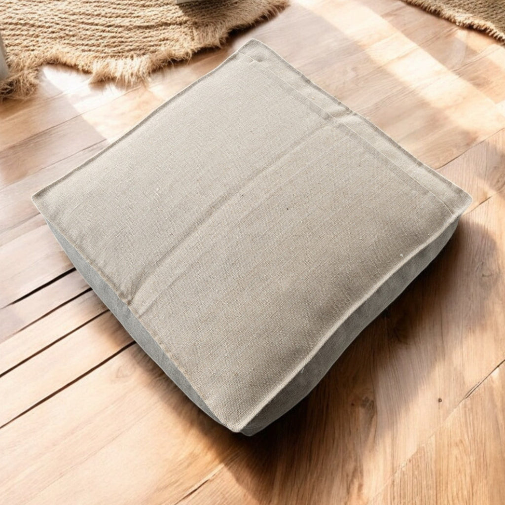 NATURAÉ Pouf and floor seating - Linen Cru Collection