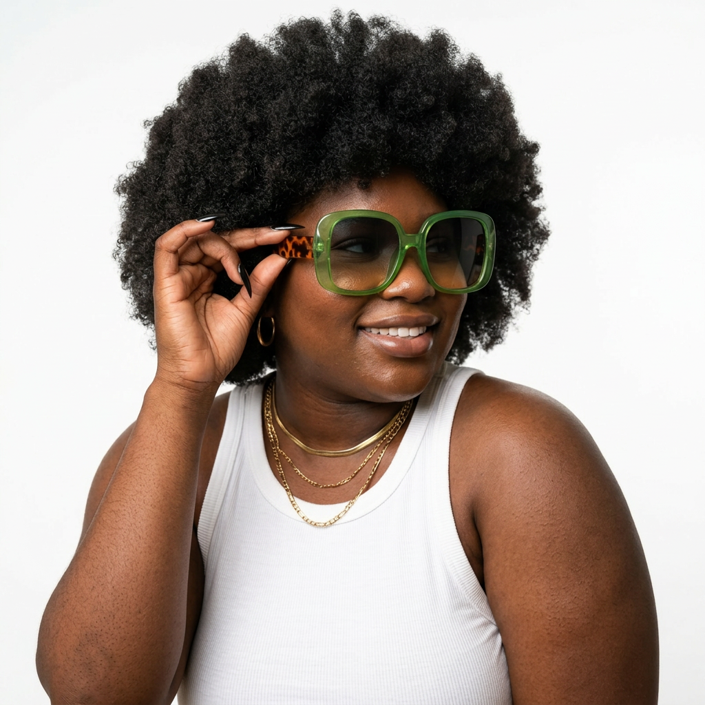 Radiant Square Leopard Sunglasses