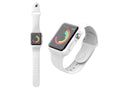 Pulseira para relógio totalmente adesiva Techancy, KC2112, compatível com Apple Watch 42-44 mm, Branco