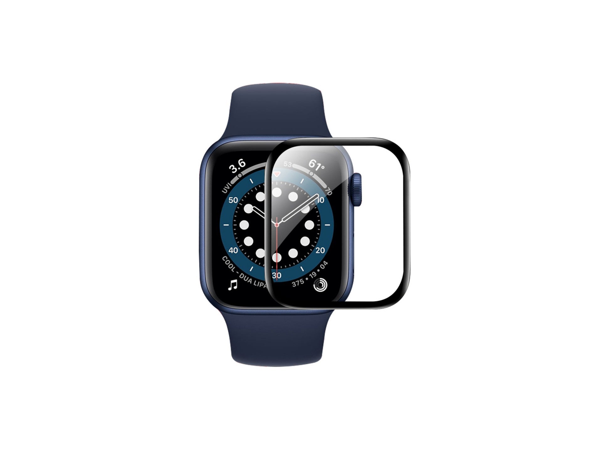 Techancy Protetor De Ecrã Para Relógios Inteligentes KC2116, Compatível Com Iwatch-40mm, Anti-Riscos, Hd Ultra-Fino.-1