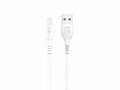 Techancy Cabo De Dados De Carregamento Super-Rápido 6A Branco TB1762, Porta Usb-Ip8/X/11-14, 1 M De Comprimento, Carregamento Rápido
