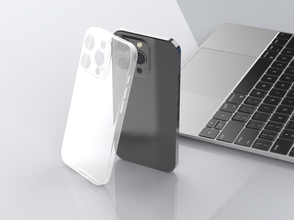 Techancy Capa Para Telemóvel Ultrafina Cor Transparente KX5605, Compatível Com O Telemóvel Iphone 15 Pro, Material Pp De 0,5 Mm.