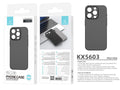 Techancy Capa Para Telemóvel Ultra Fina Em Fibra De Carbono KX5603, Compatível Com Iphone 15, Material Pp De 0,5 Mm.