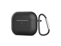 Capa de silicone para auriculares Techancy, KC2118, compatível com AirPods Pro 2.ª geração, Preto