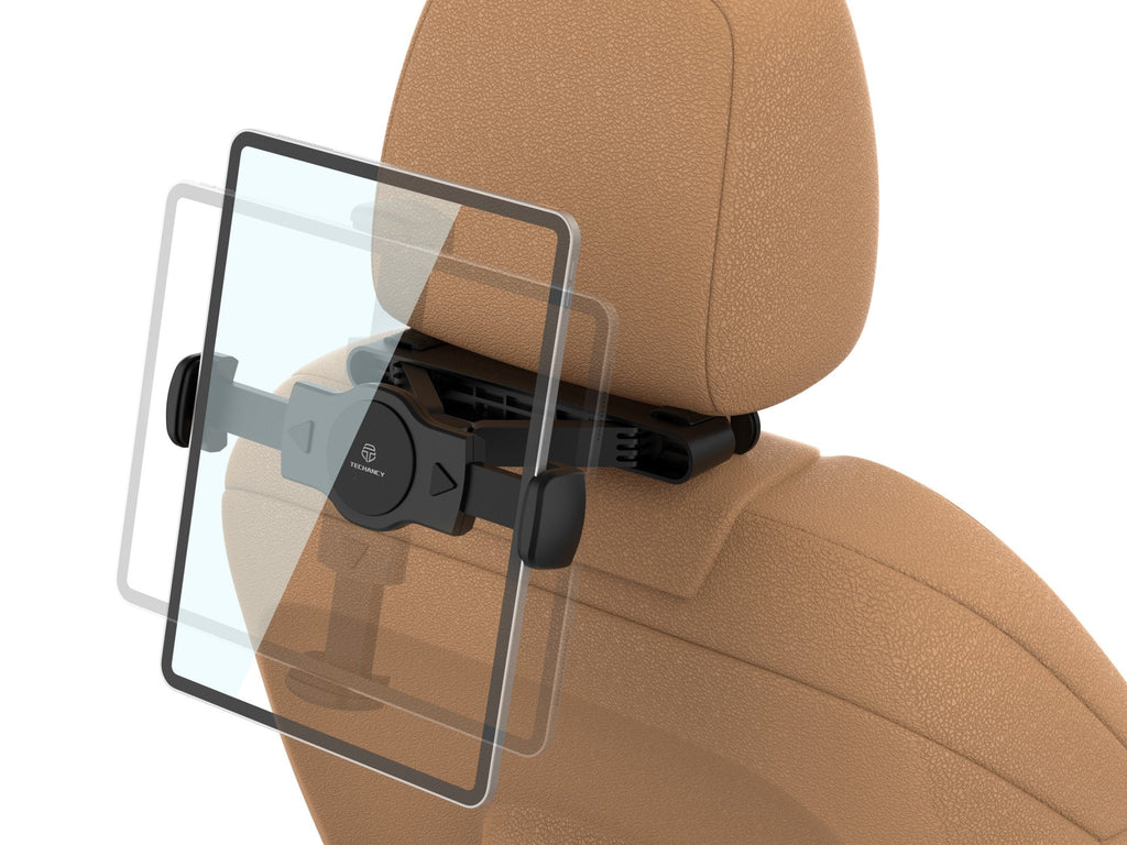 Techancy Suporte Para Banco Traseiro Do Automóvel TI2322, Para Dispositivos De 4,7-13 Polegadas Giro De 360 Preto-3