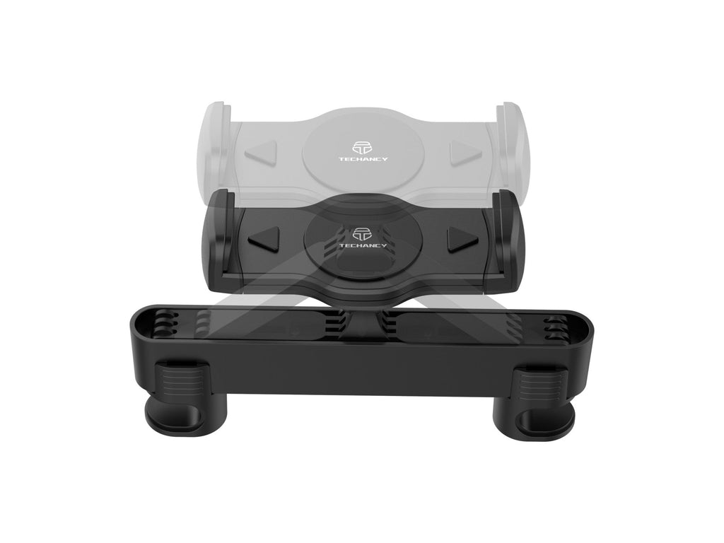 Techancy Suporte Para Banco Traseiro Do Automóvel TI2322, Para Dispositivos De 4,7-13 Polegadas Giro De 360 Preto-2