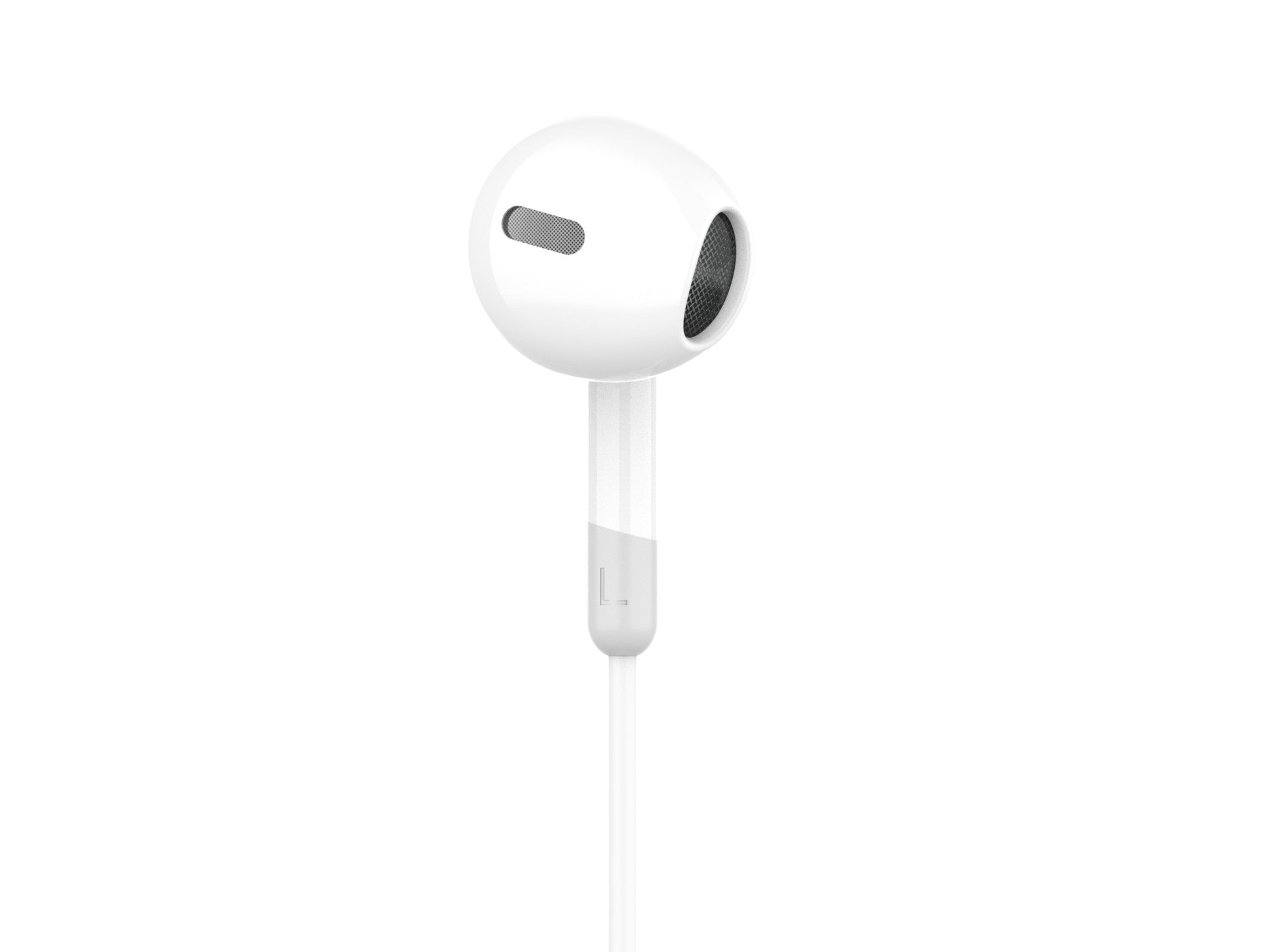 Techancy Auscultadores Estéreo Para Música TD8070 Branco, Função De Conversação, Conetor Lightning, Compatível Com Iphone/Ipad-1