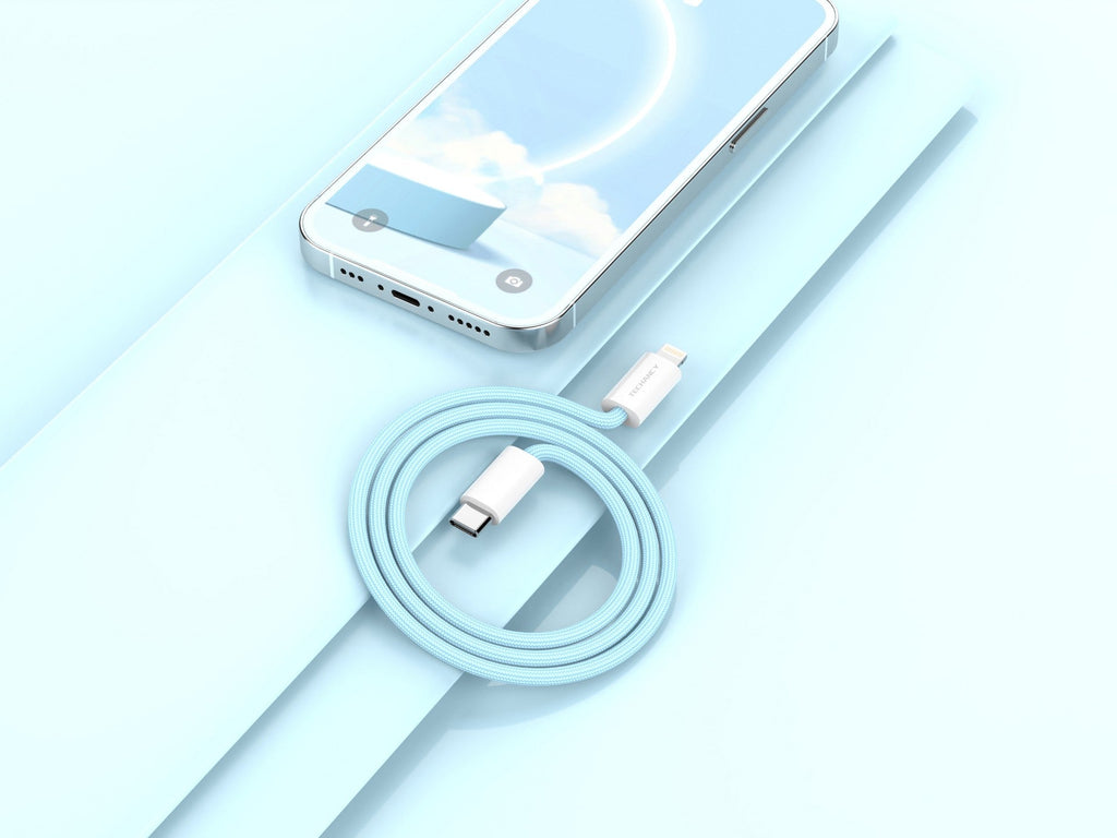 Cabo de dados Techancy PD-iPXS/11-14 25 W, TB1764, 1 m, azul