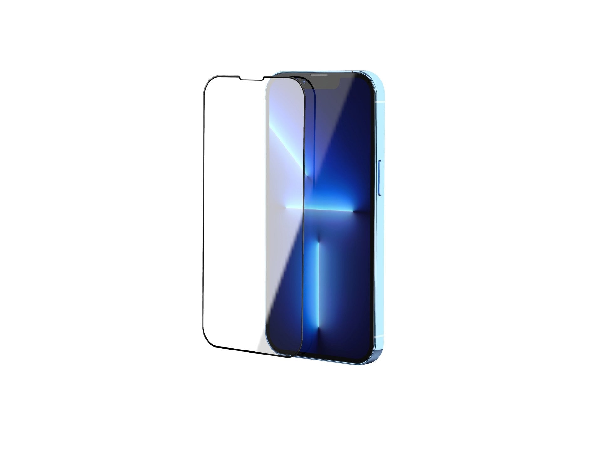 Protetor de ecrã premium para smartphone Techancy, KU1500, vidro temperado de 0,33 mm, compatível com iPhone 14 Plus-0