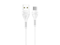 Techancy Cabo De Dados Usb-Type-C Branco 1M TB1775,Carregamento Rápido De 2,4 A, Suporta Transmissão De Dados, Material Pvc