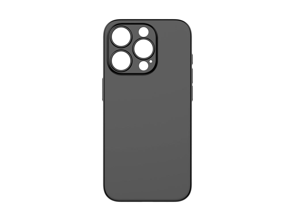 Techancy Capa Para Telemóvel Ultra Fina Preta KX5604, Compatível Com O Telemóvel Iphone 15 Pro Max, Material Pp De 0,5 Mm.