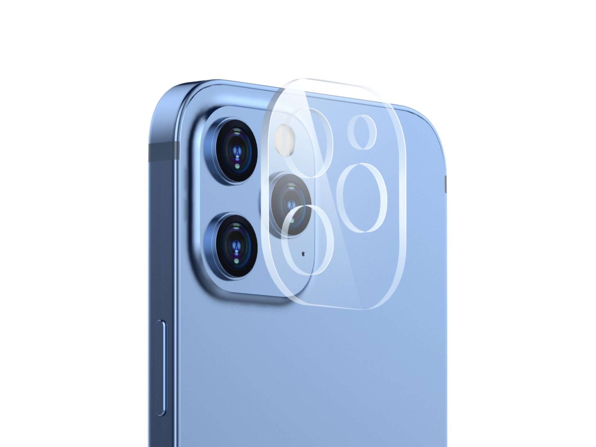 Techancy Protetor de Lente  para iPhone 16 Pro TO6604, 9H Anti-riscos, Anti-digital, Ultrafino e HD, Fácil de Instalar