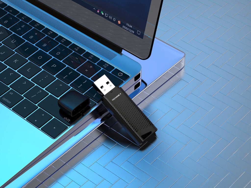 Techancy USB Flash Drive 16GB Preto LB2903, Usb 2.0, Compatível com PC/Mobile/Mac, Armazenamento seguro de ficheiros-3